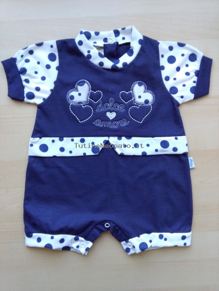 Picture baby footie straw lint sweet love. Colour blue, size 6-9 months Blue Size 6-9 months