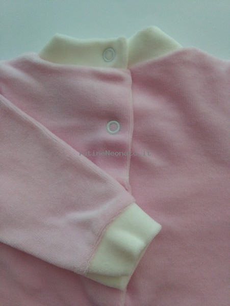 Picture baby footie chenille happy rabbit. Colour pink, size 3-6 months 3