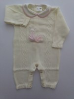 Mixed wool tuton image. Colour creamy white, size 1-3 months