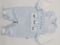 Image baby footie jersey small friends. Colour light blue, size 0-1 month