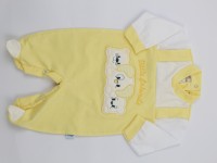 Image baby footie jersey small friends. Colour yellow, size 3-6 months
