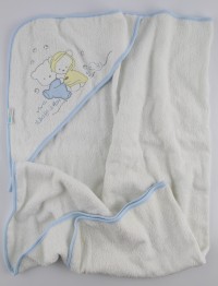 Image with cotton bathtub. Colour light blue, one size