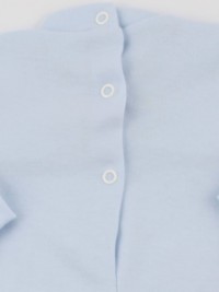 Baby footie cotton interlock picture gold dreams. Colour light blue, size 0-1 month