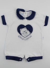 Picture baby footie straw cute romper. Colour blue, size 1-3 months