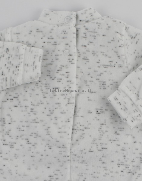 Image baby footie chenille life smile. Colour white, size 6-9 months 2