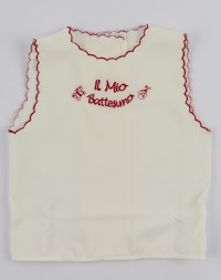 Silk blouse baptism picture. Colour creamy white, one size