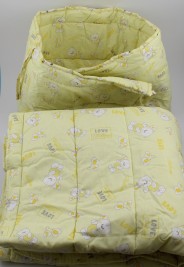 Picture accompanied cotton couch love balloon. Colour yellow, one size