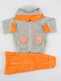Picture hood suit let's play together. Colour orange, size 6-9 months