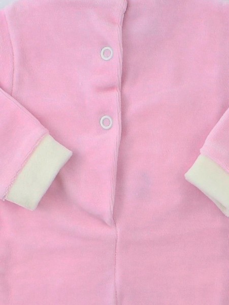 Picture baby chenille footie a dip of sweetness. Colour pink, size 0-1 month 3