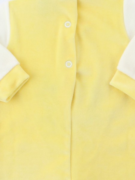 Picture baby footie chenille little friends. Colour yellow, size 1-3 months 3