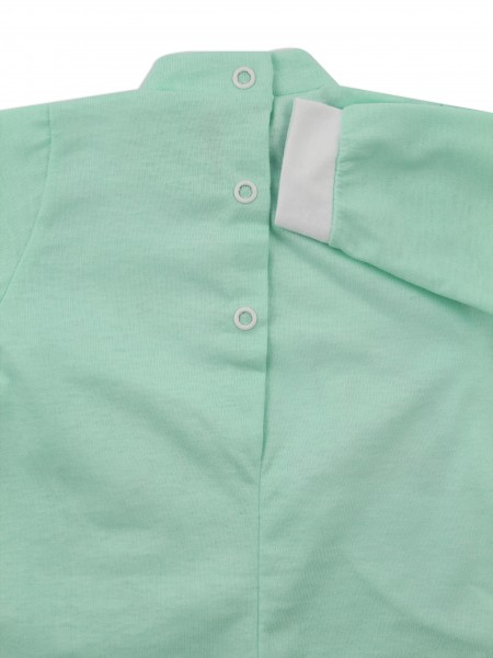 Baby footie jersey ciufciuf image. Colour green, size 6-9 months 3