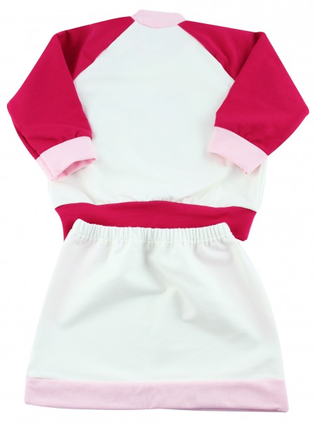 Baby footie outfit in cotton sneakers. Colour pink, size 00 3