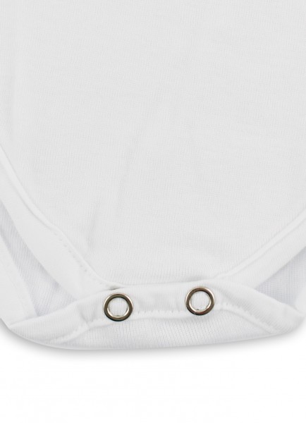 Image: cotton half sleeve bodysuit. Colour white, size 6-9 months 2