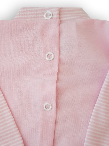 Image cotton baby footie jersey love. Colour pink, size 1-3 months 2