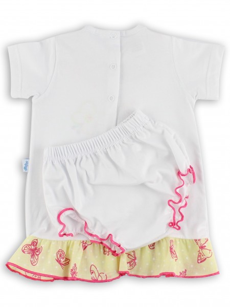 Picture baby footie outfit jersey le fli fly flo. Colour white, size 1-3 months 3