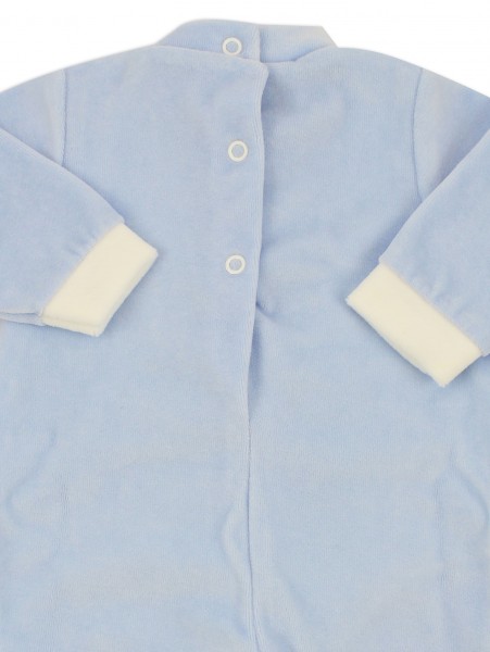 baby footie chenille cow cow. Colour light blue, size 3-6 months 3