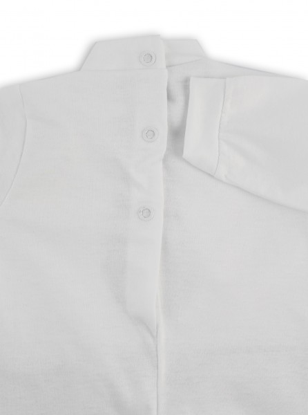 Baby footie image in jersey Scottish tie. Colour grey, size 3-6 months 3