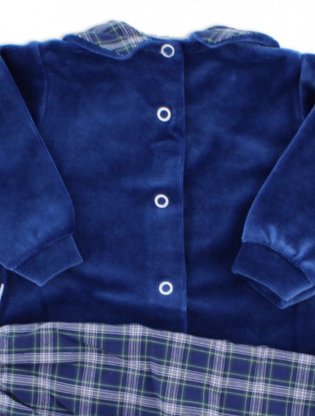 Picture baby footie outfit in chenille friends in partying. Colour blue, size 3-6 months 3