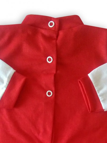 image baby footie bunnies AMOUR. Colour red, size 3-6 months 2
