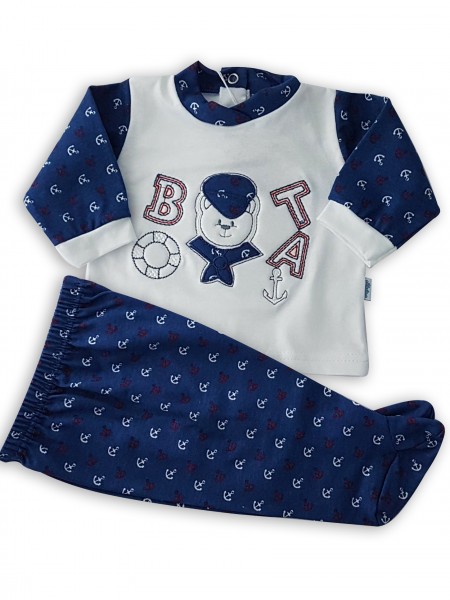 image baby outfit baby bear boatswain. Colour blue, size first days Blue Size first days