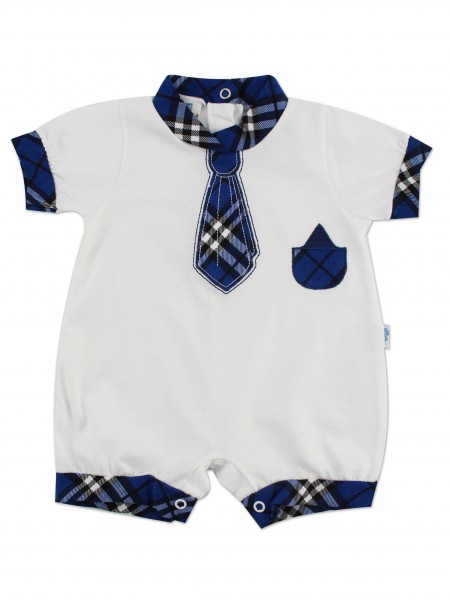 Picture baby footie straw necktie tie. Colour blue, size 3-6 months Blue Size 3-6 months