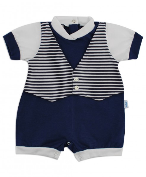 baby footie romper vest. Colour blue, size first days Blue Size first days