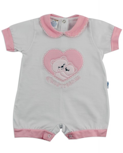 baby footie break tender. Colour pink, size 00 Pink Size 00