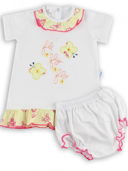 Picture baby footie outfit jersey le fli fly flo. Colour white, size 1-3 months White Size 1-3 months