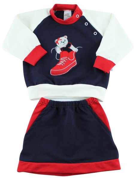 Baby footie outfit in cotton sneakers. Colour blue, size 00 Blue Size 00