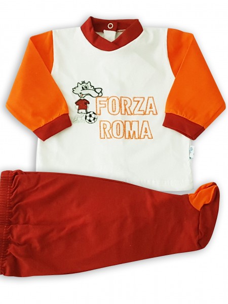 Image baby footie outfit cotton force rome. Colour white, size 6-9 months White Size 6-9 months