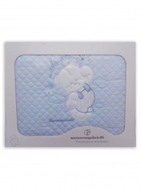 Picture accompanied cotton crib flies flying cradle. Colour light blue, one size