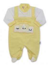 Image baby footie jersey small friends. Colour yellow, size 3-6 months