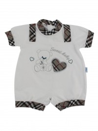 Image baby footie romper sweet baby. Colour grey, size 6-9 months