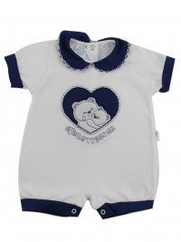 Image baby footie break very tender. Colour blue, size 1-3 months