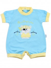 baby footie romper little pirate. Colour turquoise, size first days