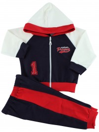 Picture hooded sweatshirt authentic suit. Colour blue, size 1-3 months