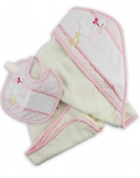 Image with cotton bathtub. Colour pink, one size