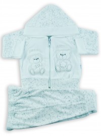 Picture cute friends hooded jumpsuit. Colour white, size 6-9 months