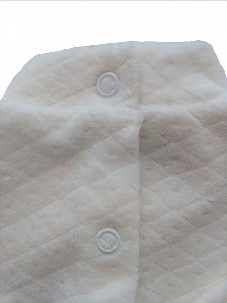 Picture baby chenille footie a gift for me. Colour creamy white, size 0-1 month 3