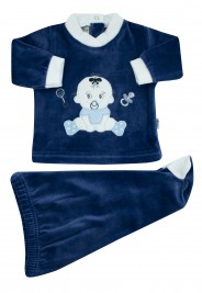 baby outfit baby sitting. Colour blue, size 0-1 month