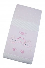cover cradle and pram 100% cotton. Colour pink, one size