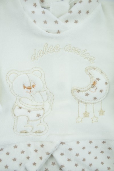 sweet friend chenille baby outfit. Colour creamy white, size 1-3 months 2