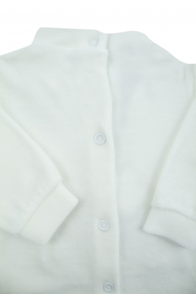 baby outfit chenille hug bears. Colour creamy white, size 1-3 months 3