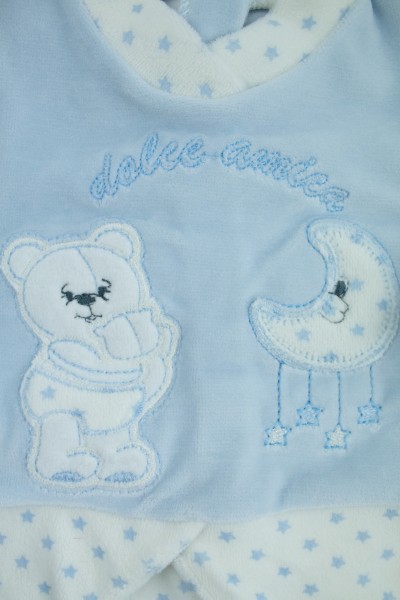 sweet friend chenille baby outfit. Colour light blue, size 3-6 months 2