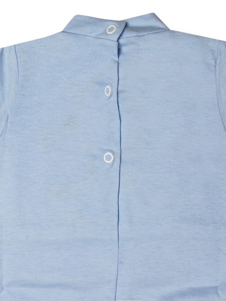 Baby footie cotton pony hopla baby. Colour light blue, size 0-1 month 3