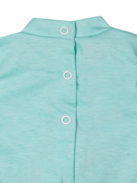 Doggy Romper and 100% cotton ball. Colour green, size 1-3 months 3