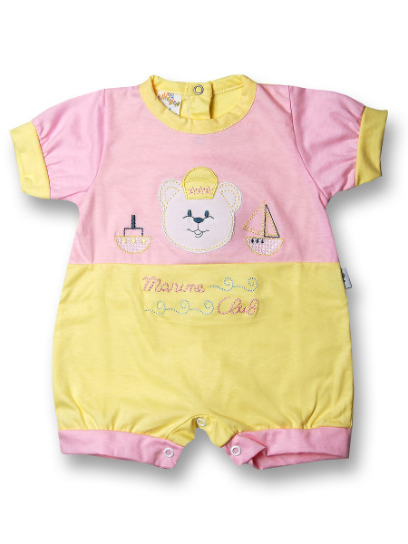 Romper marine club. Colour pink, size 3-6 months Pink Size 3-6 months