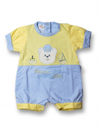 Romper marine club. Colour light blue, size 3-6 months