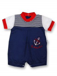 Romper top fashion center. Colour blue, size 3-6 months