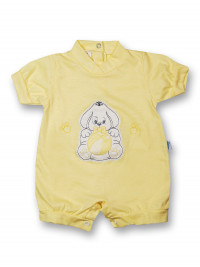 Doggy Romper and 100% cotton ball. Colour yellow, size first days